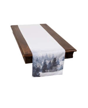Manor Luxe Winter Wonderland Double Layer Christmas Table Runner