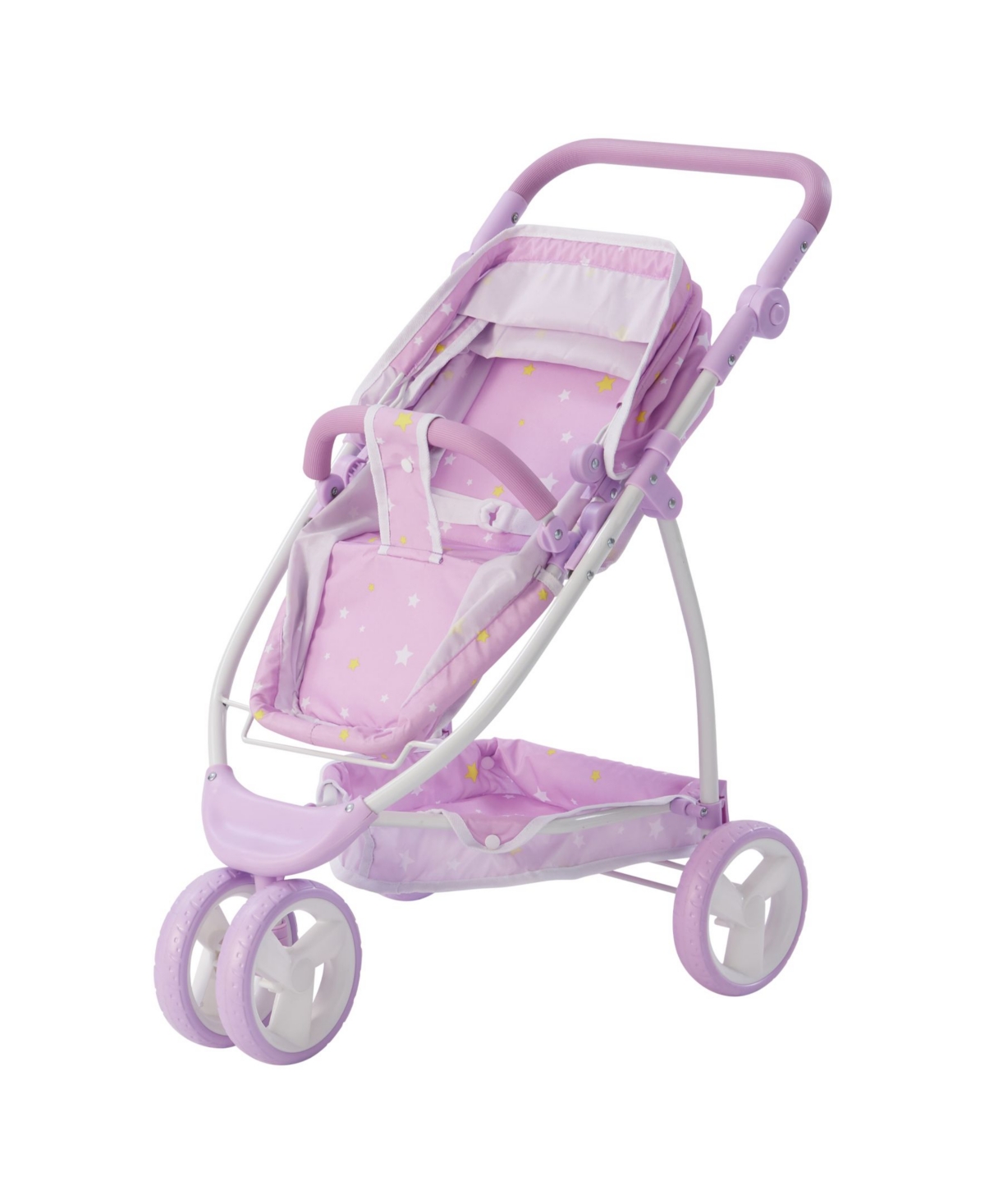 Shop Redbox Olivia's Little World Twinkle Stars Princess 2-in-1 Baby Doll Stroller In Purple