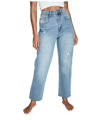 straight stretch jeans cotton on