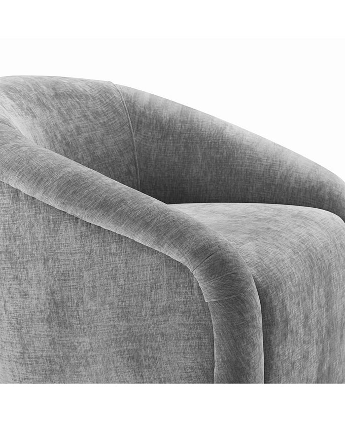 TOV Furniture Boboli Velvet Chair and Ottoman Set Macy's