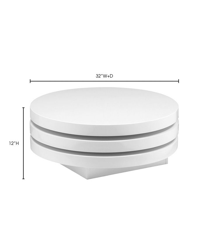 Moe's Home Collection - TORNO COFFEE TABLE WHITE