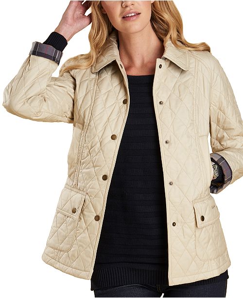 Barbour Summer Beadnell Quilted Jacket & Reviews - Coats - Women - Macy's