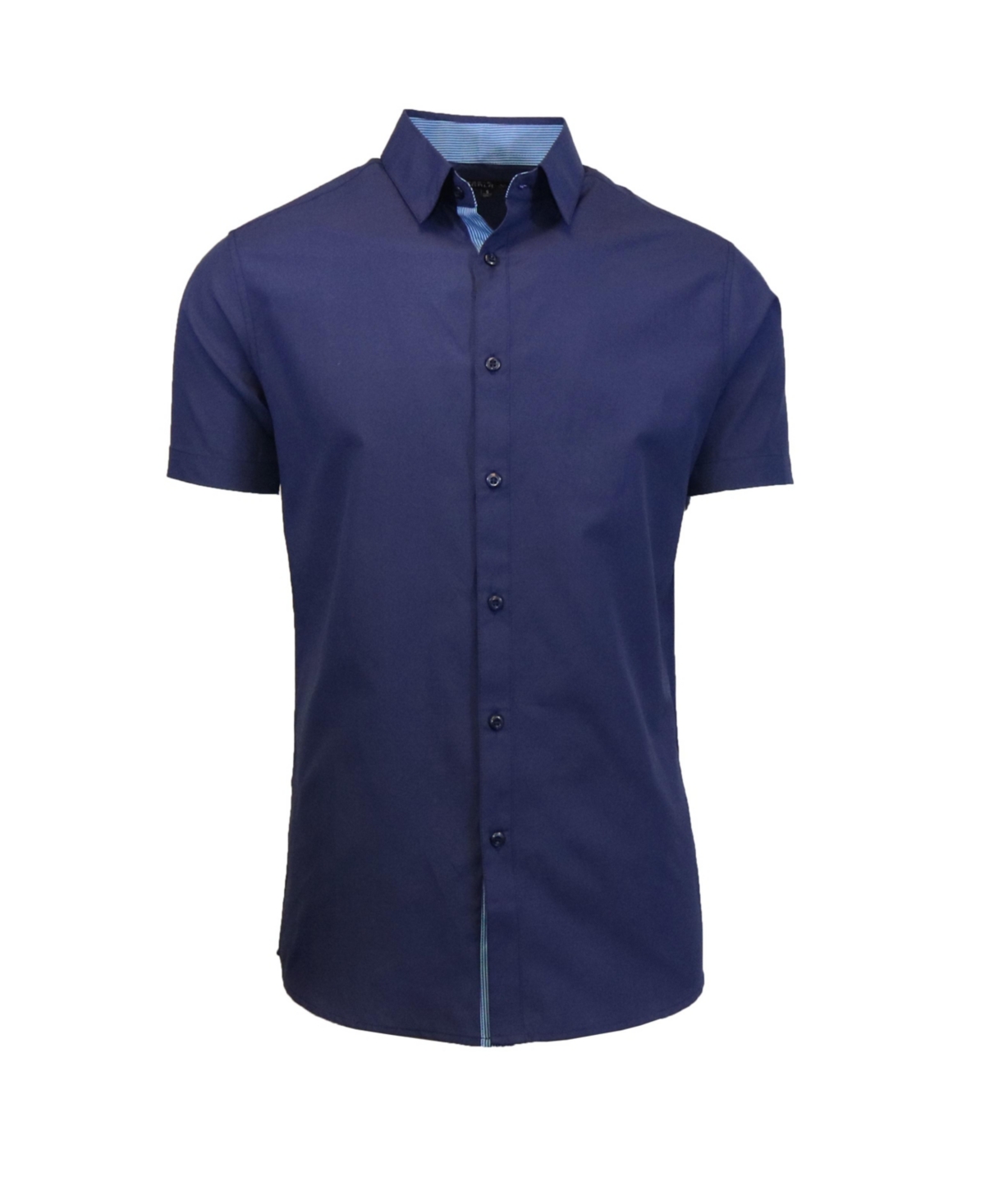 Men's Slim-Fit Short Sleeve Solid Dress Shirts - Mint