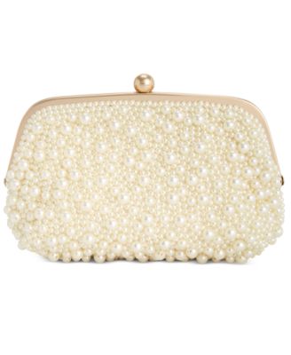 I.N.C. International Concepts All Over Pearl Pouch Clutch Created for Macy s Macy s