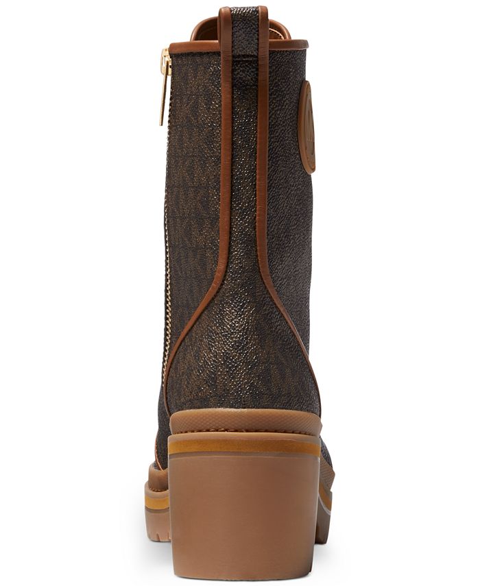 michael michael kors corey lace up booties
