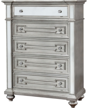 Furniture Of America Hinton 5-drawer Chest In Gray