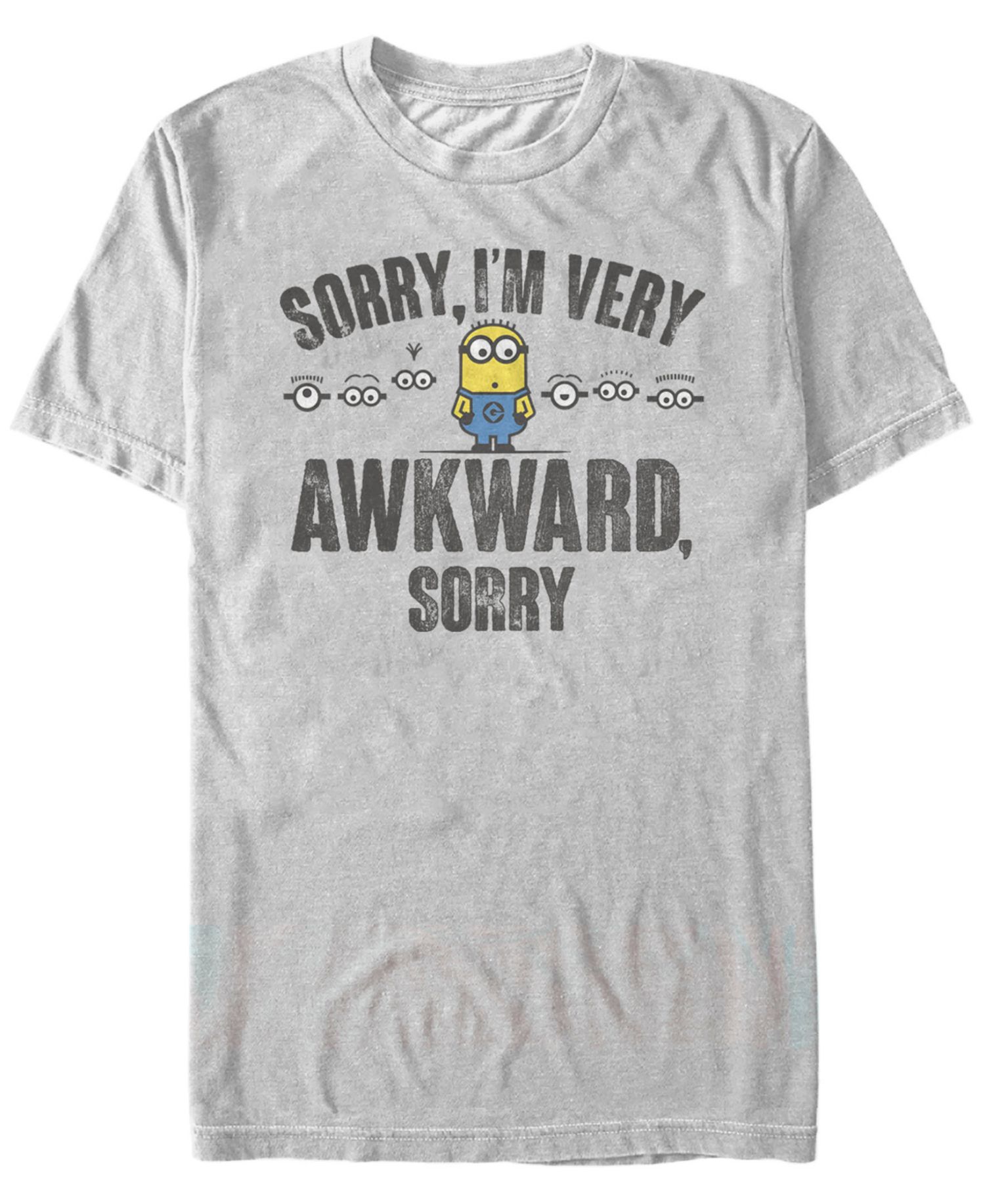 Minions Men's Sorry I'm Awkward Short Sleeve T-Shirt