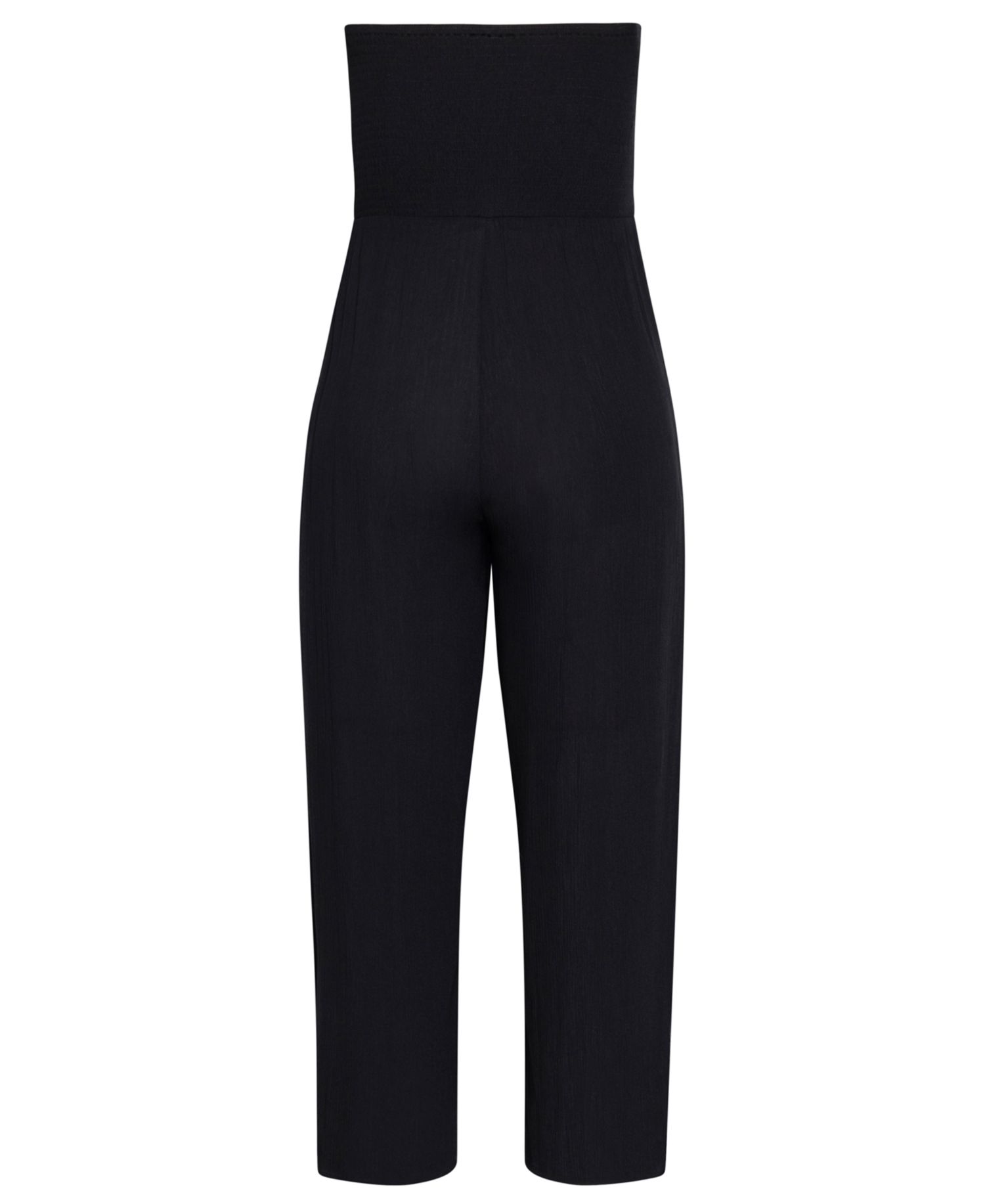 Plus Size Smocked Jumpsuit