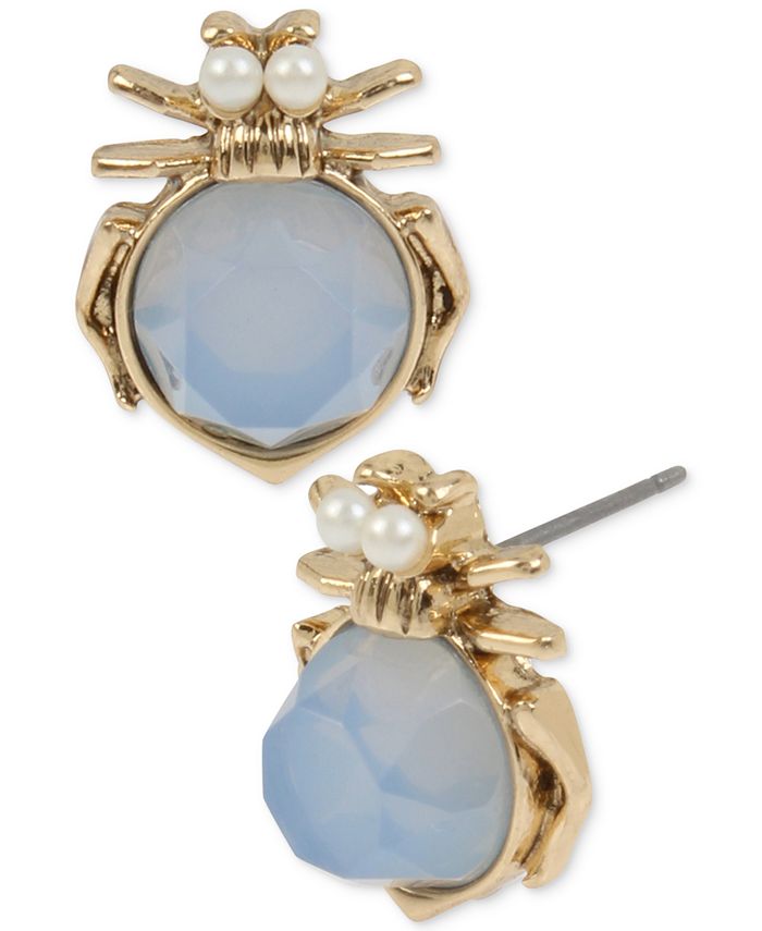 Betsey johnson pearl earrings discount
