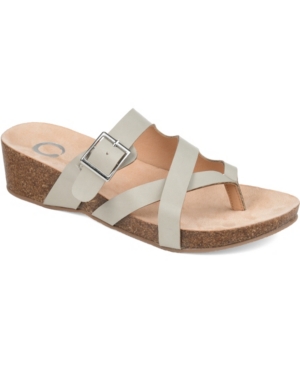 Journee Collection Women's Madrid Wedge Sandal Women's Shoes