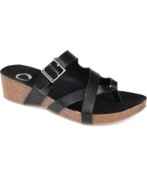 Journee Collection Women's Madrid Wedge Sandal Women's Shoes