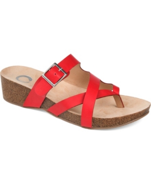 Journee Collection Women's Madrid Wedge Sandal Women's Shoes