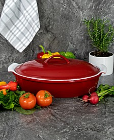 3.5-Qt. Oval Covered Casserole