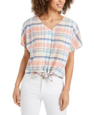 Style & Co - Tie-Front Top