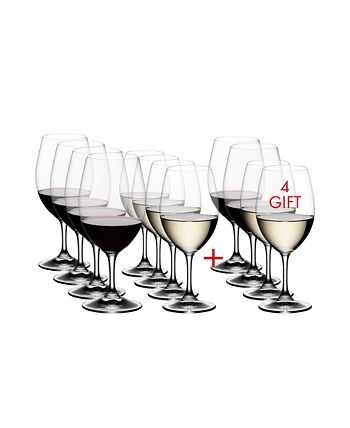 Riedel O Stemless Wine Glasses - Pay-6 Get 8 Set