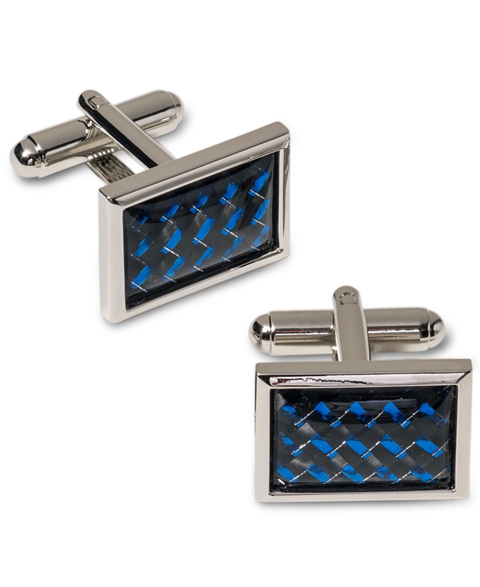 Geoffrey Beene Cufflinks, Black & Blue Cufflinks   Accessories