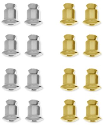 Essentials - 8-Pc. Set Bullet Earring Backs