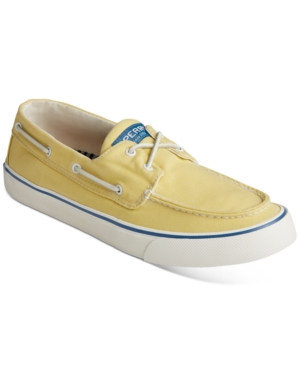image of Sperry Men-s Bahama Ii Kick Back Canvas Boat Shoes Men-s Shoes