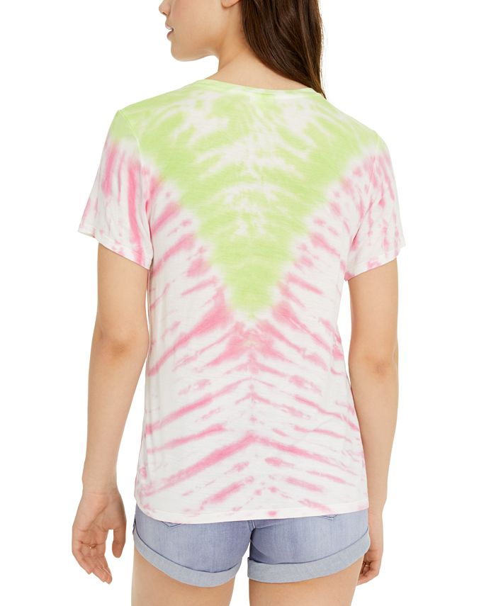 Self Esteem Juniors' Printed Tie-Dye T-Shirt - Macy's