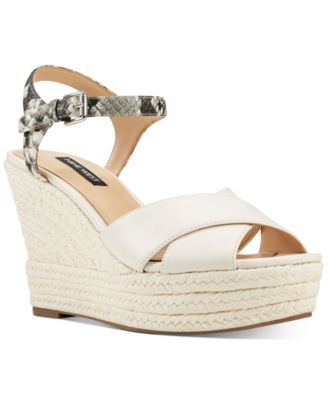 guess sarraly eva logo wedge sandals