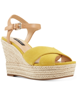 image of Nine West Dane Platform Espadrille Wedge Sandals Women-s Shoes