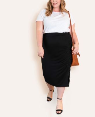 plus size dressy skirts