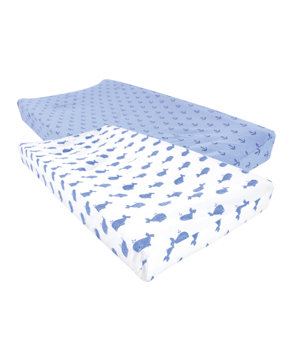 Blue Whale One Size Hudson Baby Unisex Baby Cotton Changing Pad Cover 