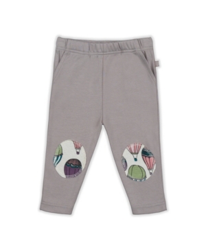 image of Pureheart Organics Baby Girls Hot Air Balloon Patch Trouser