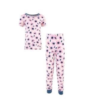 image of Touched by Nature Baby Girls Blossoms Tight-Fit Pajama Set, Pack of 2