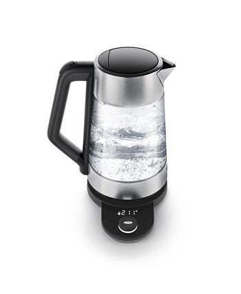 Oxo On Clarity Cordless Glass Electric Kettle, Silver, 1.75 L