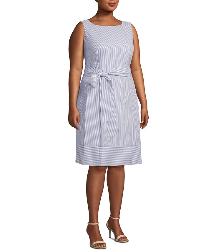 Women's plus size seersucker dress online
