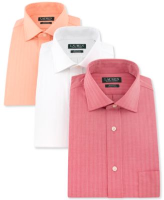 banana republic standard fit non iron dress shirt White & Blue Classic Fit Regent Track Stripe Formal Shirt