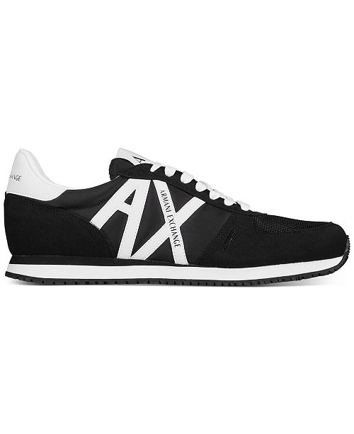 A|X Armani Exchange Men's AX Logo Sneakers & Reviews - All Men's Shoes ...