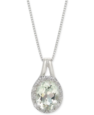 image of Mint Quartz (2-1/3 ct. t.w.) & White Topaz (1/10 ct. t.w.) 18