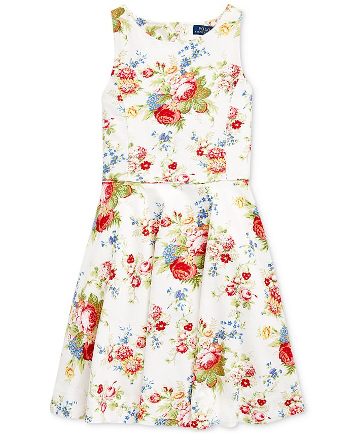 Polo Ralph Lauren Cotton Oxford Dress - Macy's