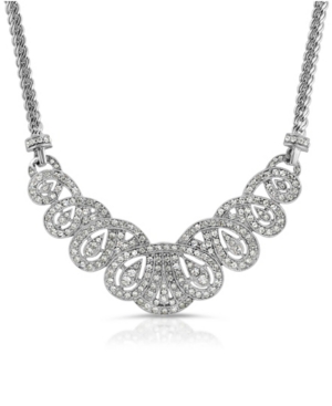 image of 2028 Crystal St. James Club Scalloped Pave Necklace