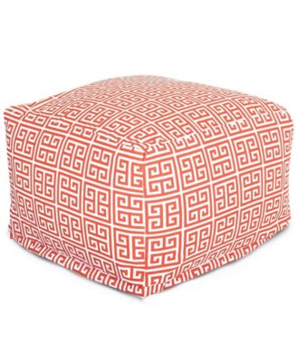 Towers Ottoman Square Pouf 27" x 17"