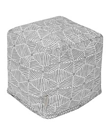 Charlie Ottoman Pouf Cube 17" x 17"