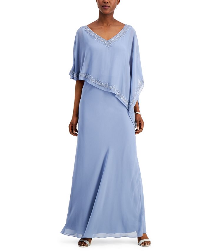 J kara deals teal gown