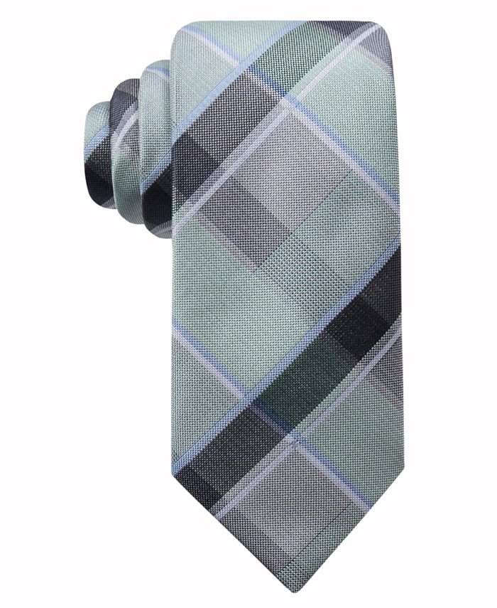 Ryan Seacrest Distinction Men's Ruby Plaid Necktie, Created for Macy's ...