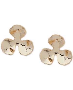 image of Dkny Gold-Tone Flower Stud Earrings