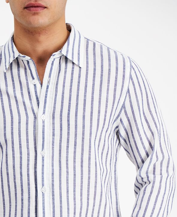 GUESS Men's Eric Stripe Shirt & Reviews - Casual Button-Down Shirts ...