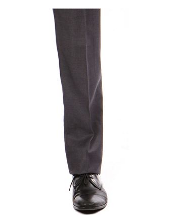 Tazio Men's Slim-Fit Flat Front Stretch Dress Pants - Macy's
