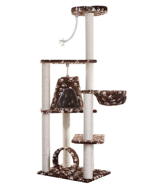 Armarkat Cat Tree Hammock Bed With Natural Sisal Post For Cats And
