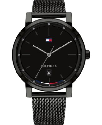 tommy hilfiger stainless steel mesh bracelet watch