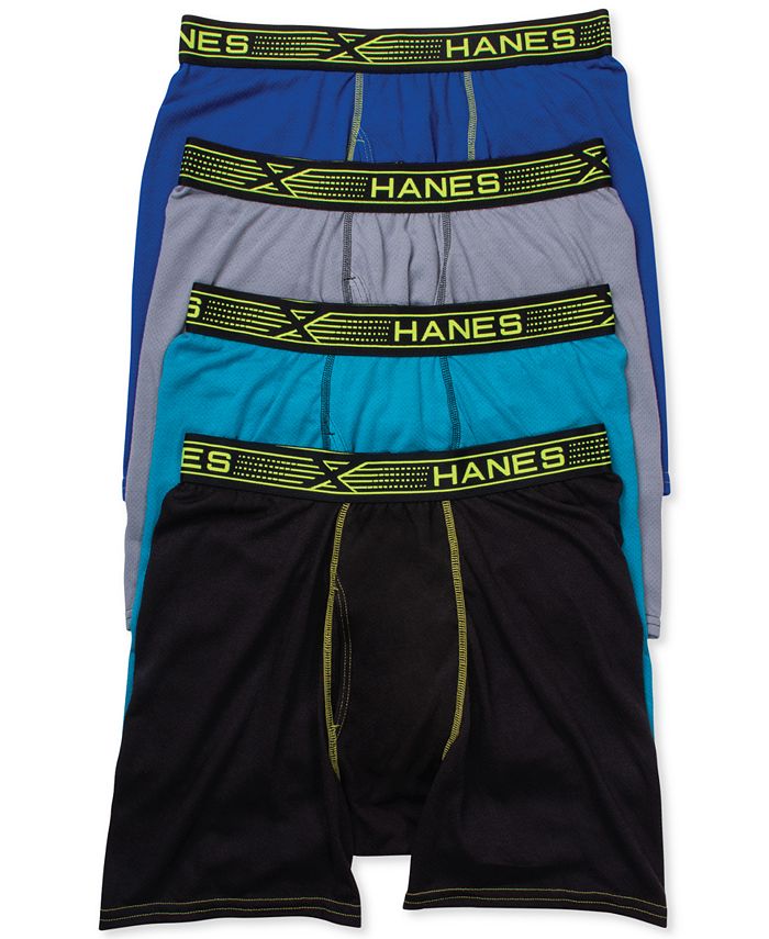 Hanes Men's 4Pk. XTemp Boxer Briefs Macy's
