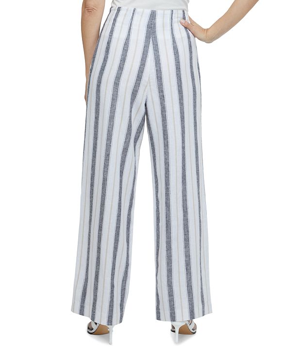 Laundry by Shelli Segal Striped WideLeg Pants & Reviews Pants