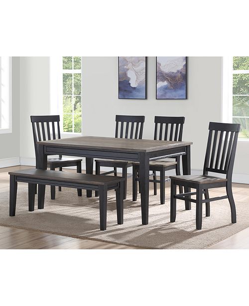 Furniture Raven Noir Dining Furniture Collection Reviews Furniture Macy S