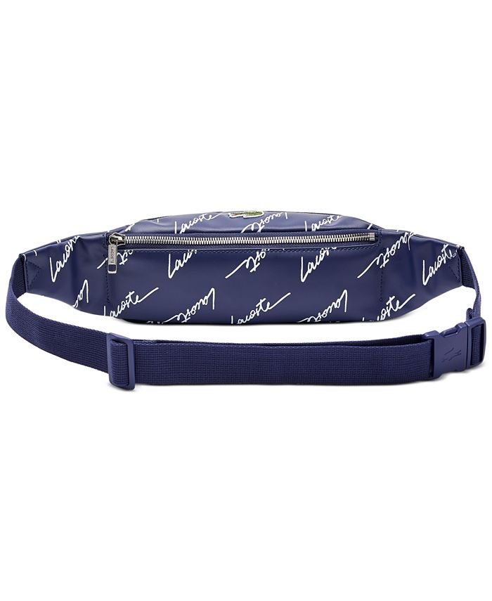 Lacoste Men's Relive Logo-Print Fanny Pack & Reviews - All Accessories ...
