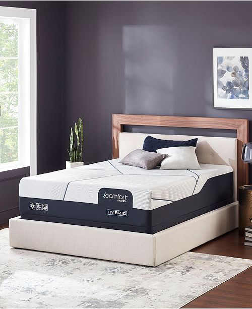 Serta Icomfort By Cf 4000 14 Hybrid Plush Mattress King Reviews Mattresses Macy S